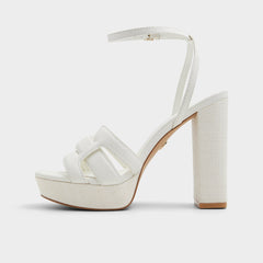 Open white Valaberel Open White Women's Platform sandals - Strappy heeled sandal, Platform | Aldo