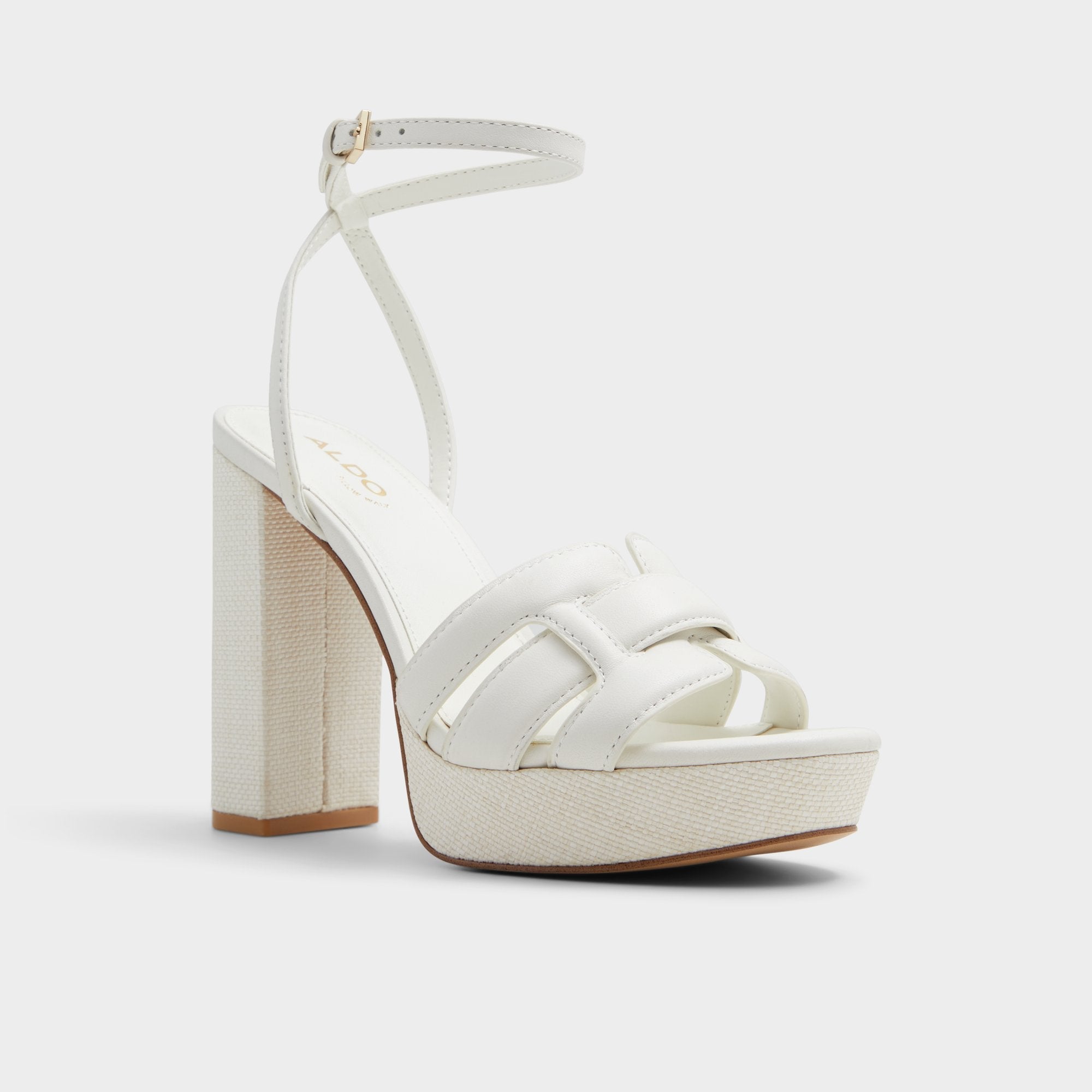 Open white Valaberel Open White Women's Platform sandals - Strappy heeled sandal, Platform | Aldo
