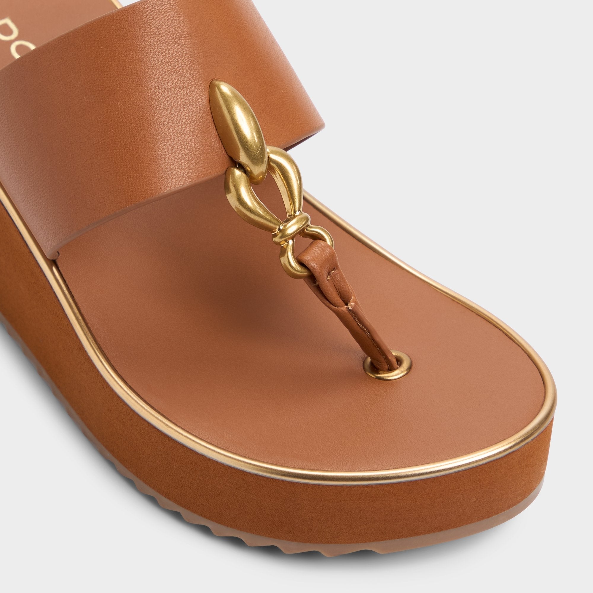 Medium brown Penelopy Medium Brown Women's Platform sandals - Wedge sandal, Wedge heel | Aldo