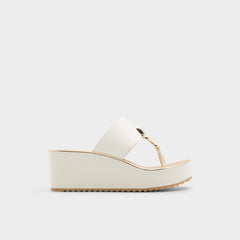 White Penelopy White Women's Wedges - Wedge sandal, Wedge heel | Aldo