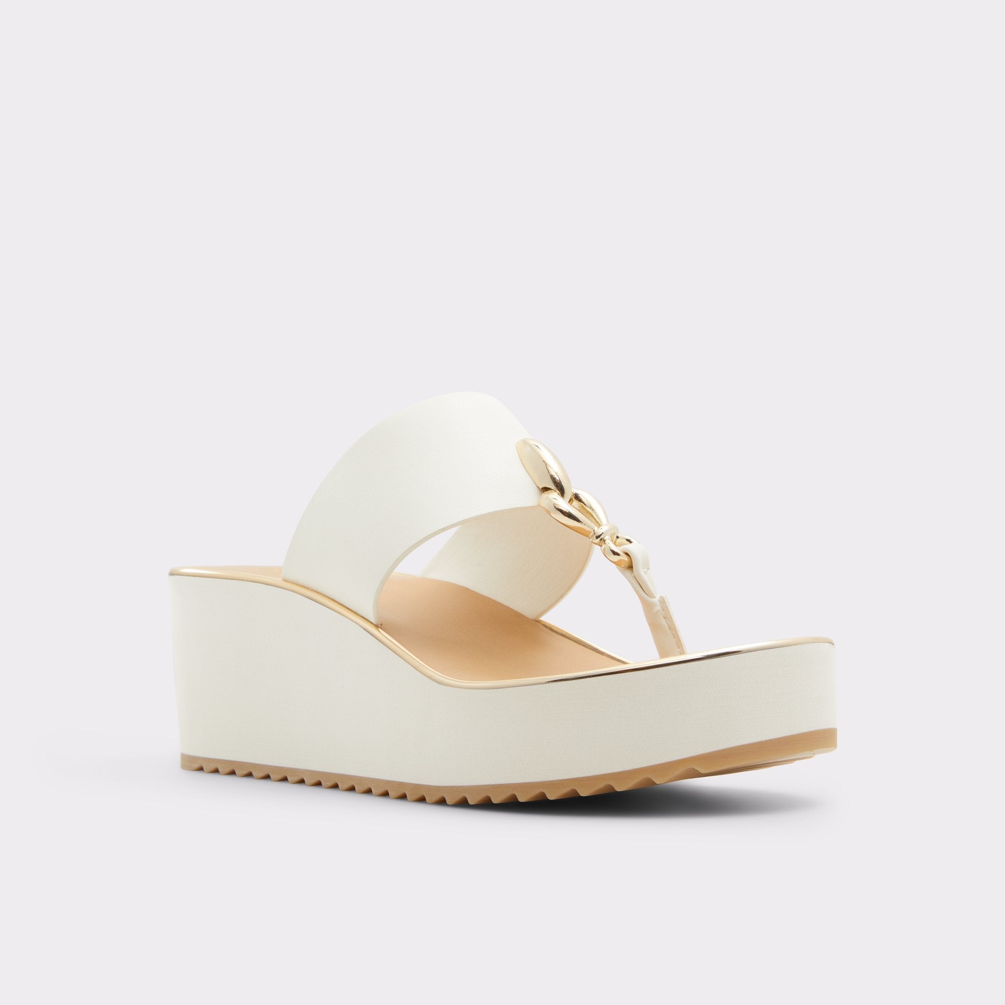 White Penelopy White Women's Wedges - Wedge sandal, Wedge heel | Aldo