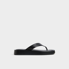 Black Grettle Black Women's Flats - Flip flop, Flatform | Aldo