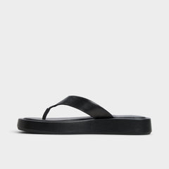 Black Grettle Black Women's Flats - Flip flop, Flatform | Aldo