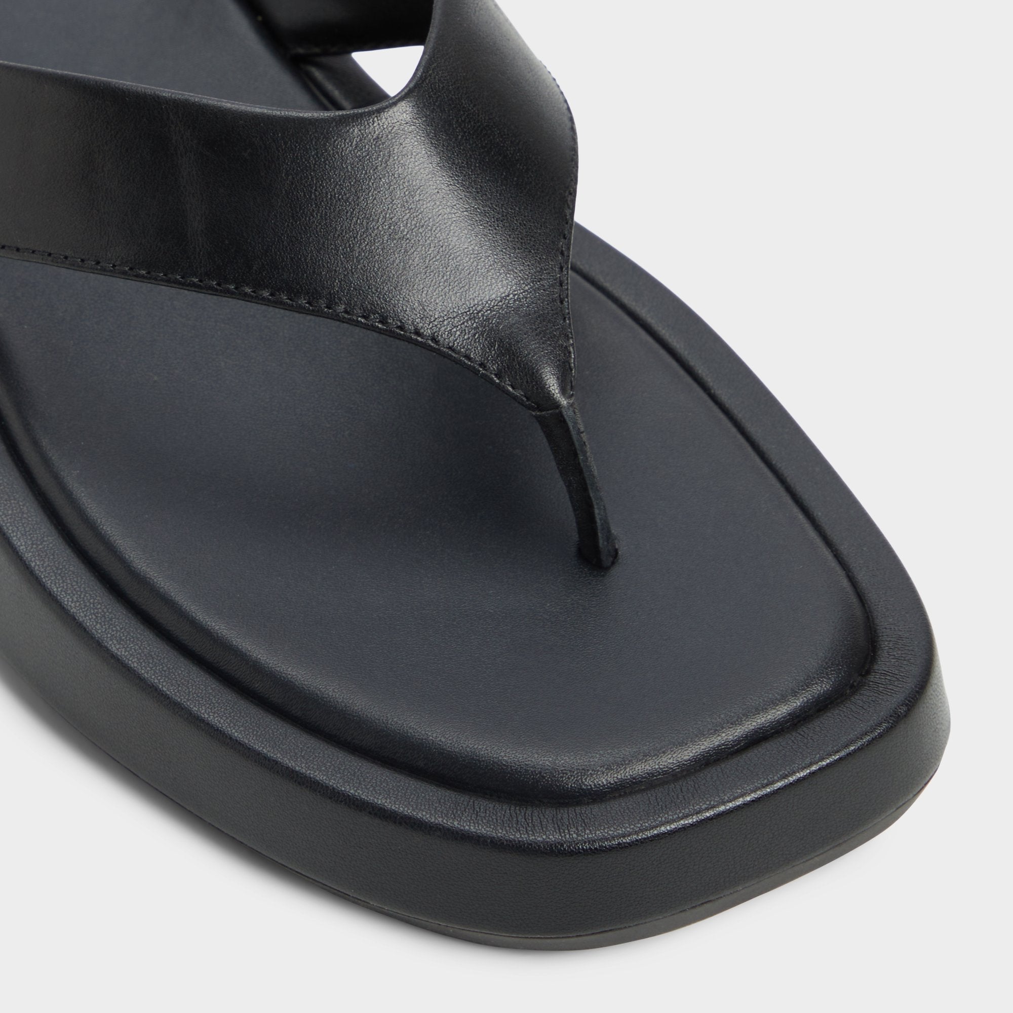 Black Grettle Black Women's Flats - Flip flop, Flatform | Aldo
