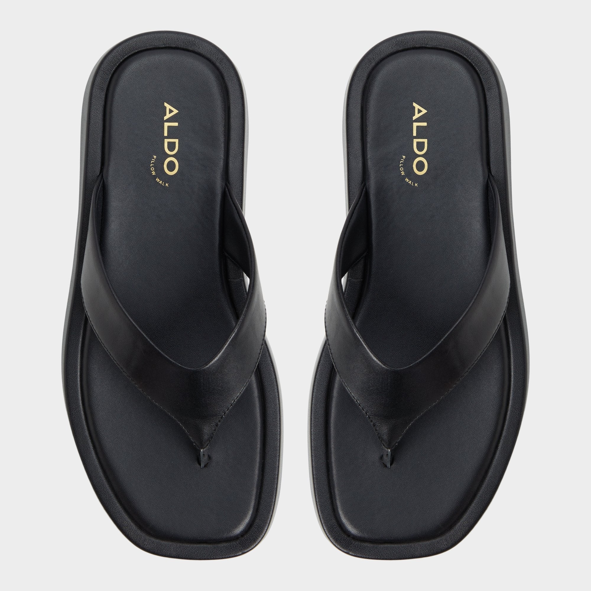 Black Grettle Black Women's Flats - Flip flop, Flatform | Aldo