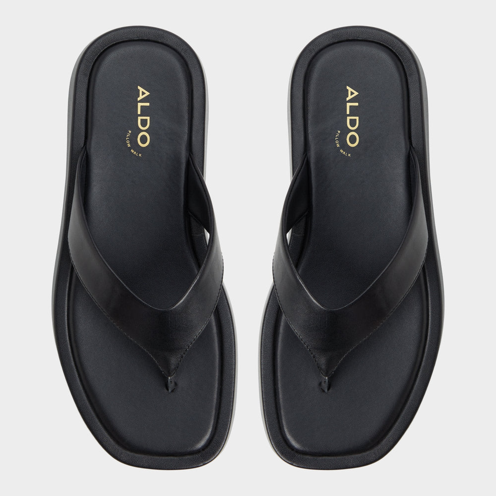 Black Grettle Black Women's Flats - Flip flop, Flatform | Aldo