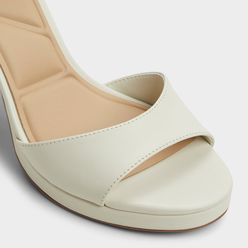 White/Bone Gracious White/Bone Women's Block heels - Strappy heeled sandal, Block heel | Aldo