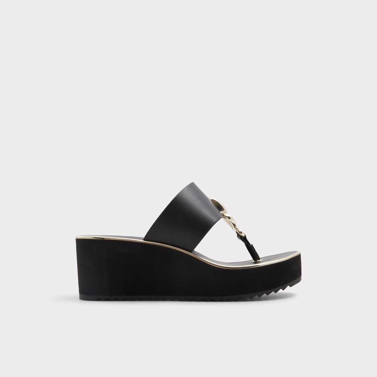 Black Penelopy Black Women's Wedges - Wedge sandal, Wedge heel | Aldo