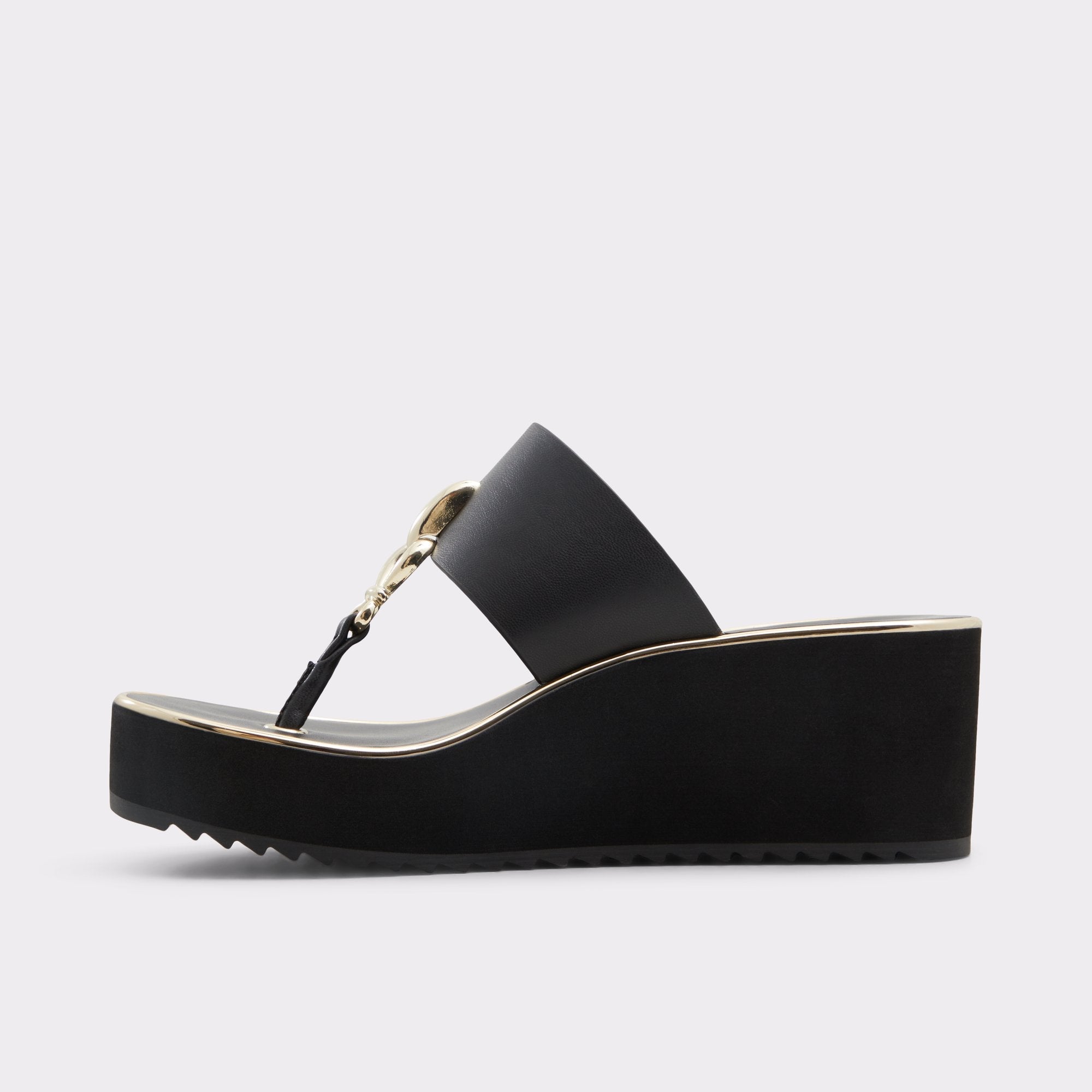Black Penelopy Black Women's Wedges - Wedge sandal, Wedge heel | Aldo
