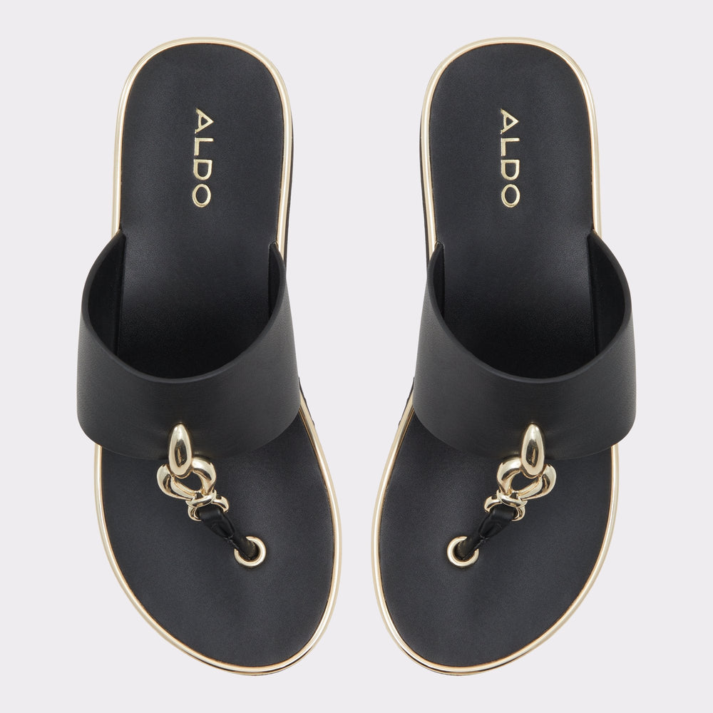 Black Penelopy Black Women's Wedges - Wedge sandal, Wedge heel | Aldo