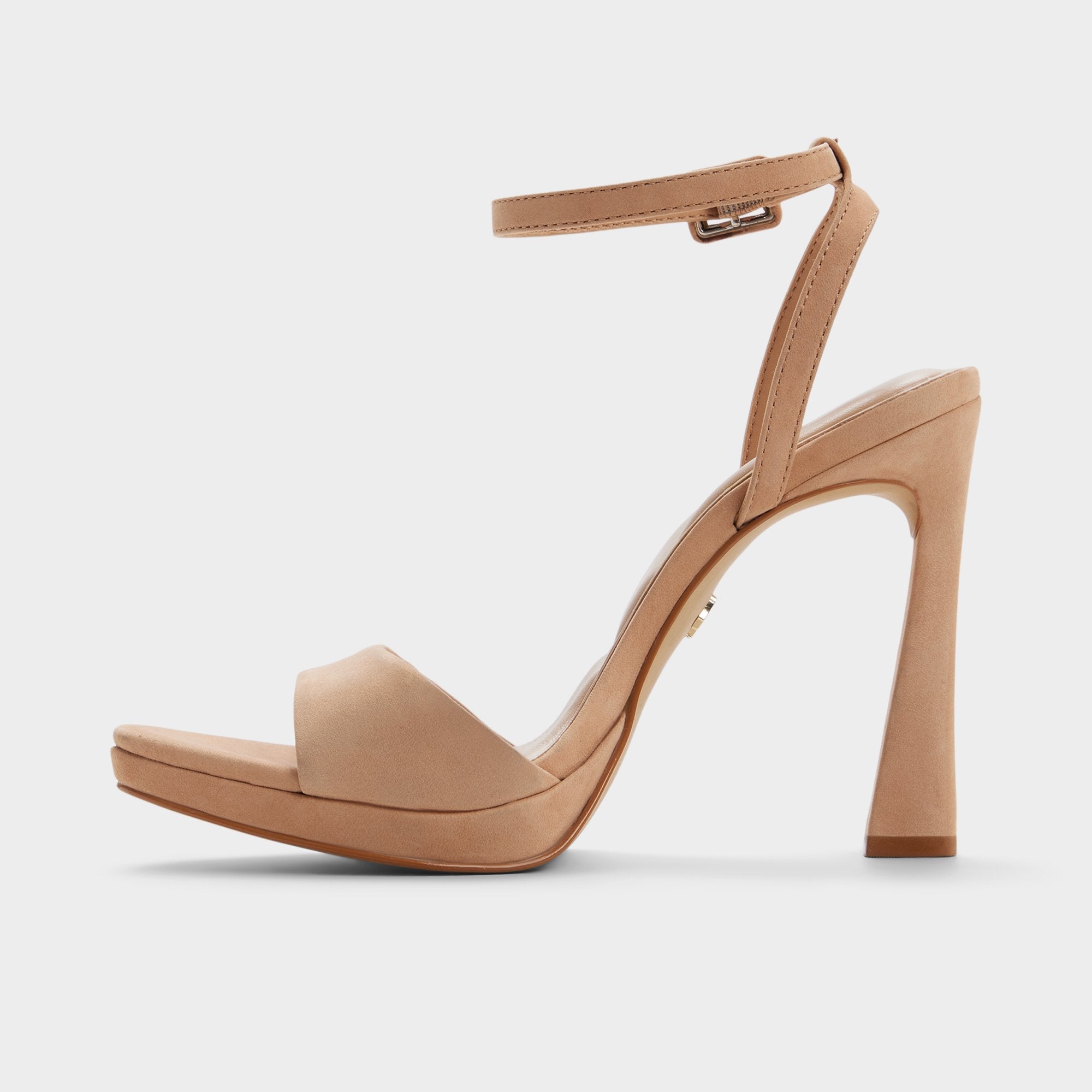 Medium Beige Ivette in Medium Beige - Strappy heeled sandal, Platform | Aldo