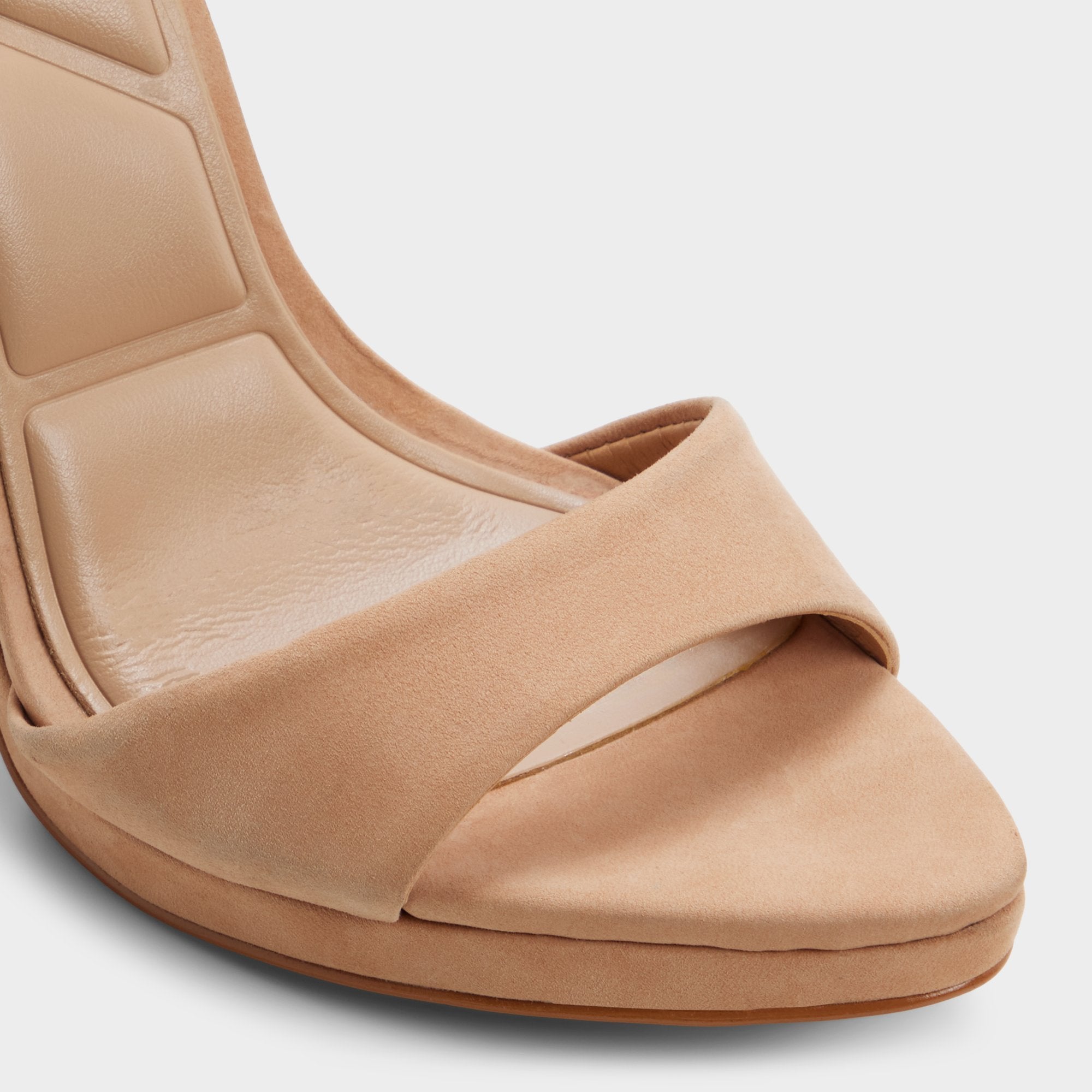 Medium Beige Ivette in Medium Beige - Strappy heeled sandal, Platform | Aldo