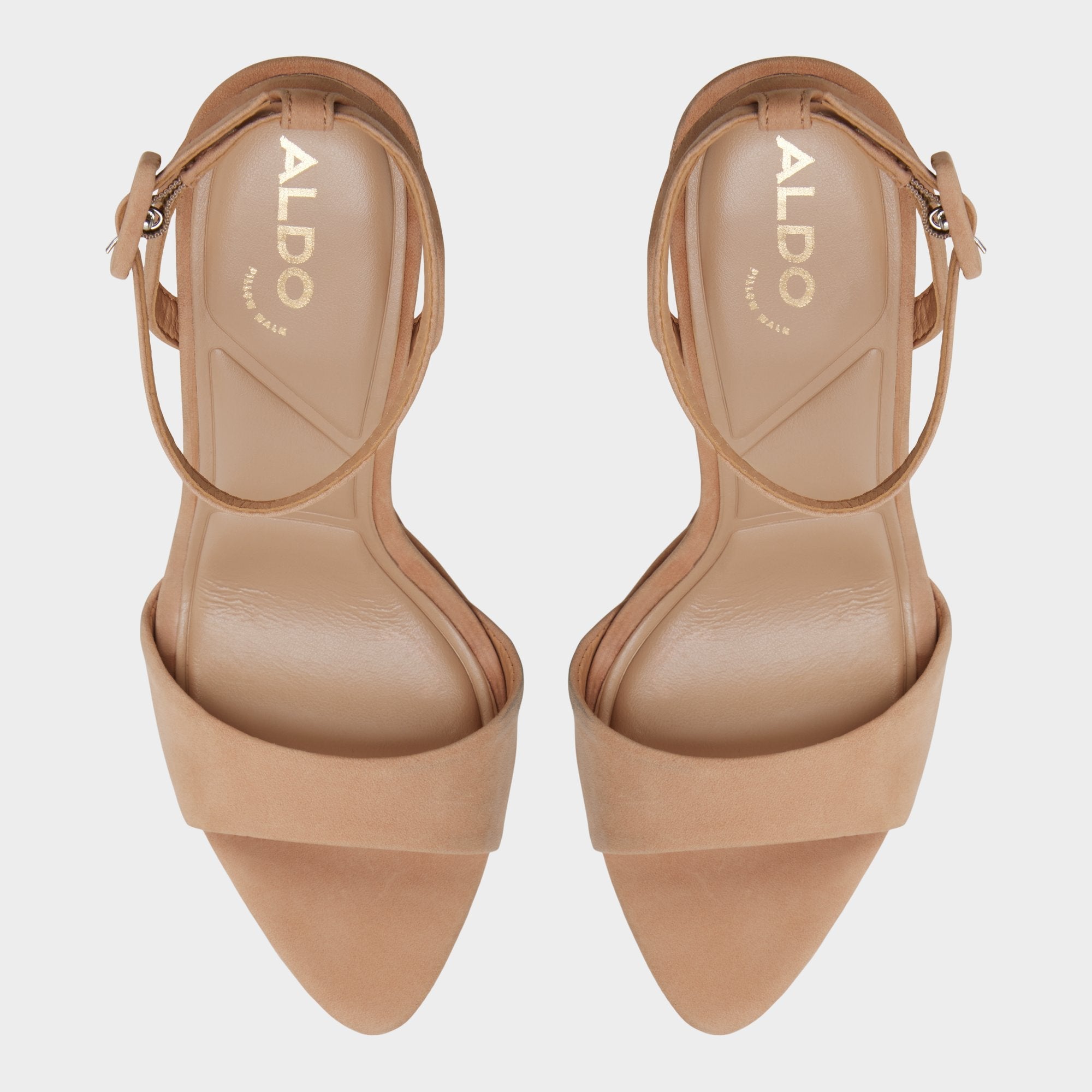 Medium Beige Ivette in Medium Beige - Strappy heeled sandal, Platform | Aldo