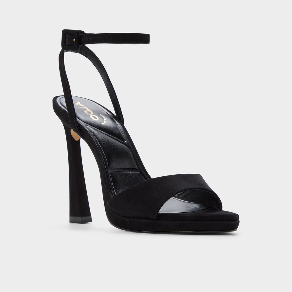 Black Ivette in Black - Heeled sandal, Platform | Aldo