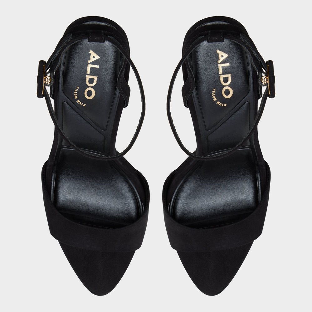 Black Ivette in Black - Heeled sandal, Platform | Aldo