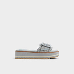 Other Blue Wavynelly Other Blue Women's Flats - Slide sandal, Platform | Aldo