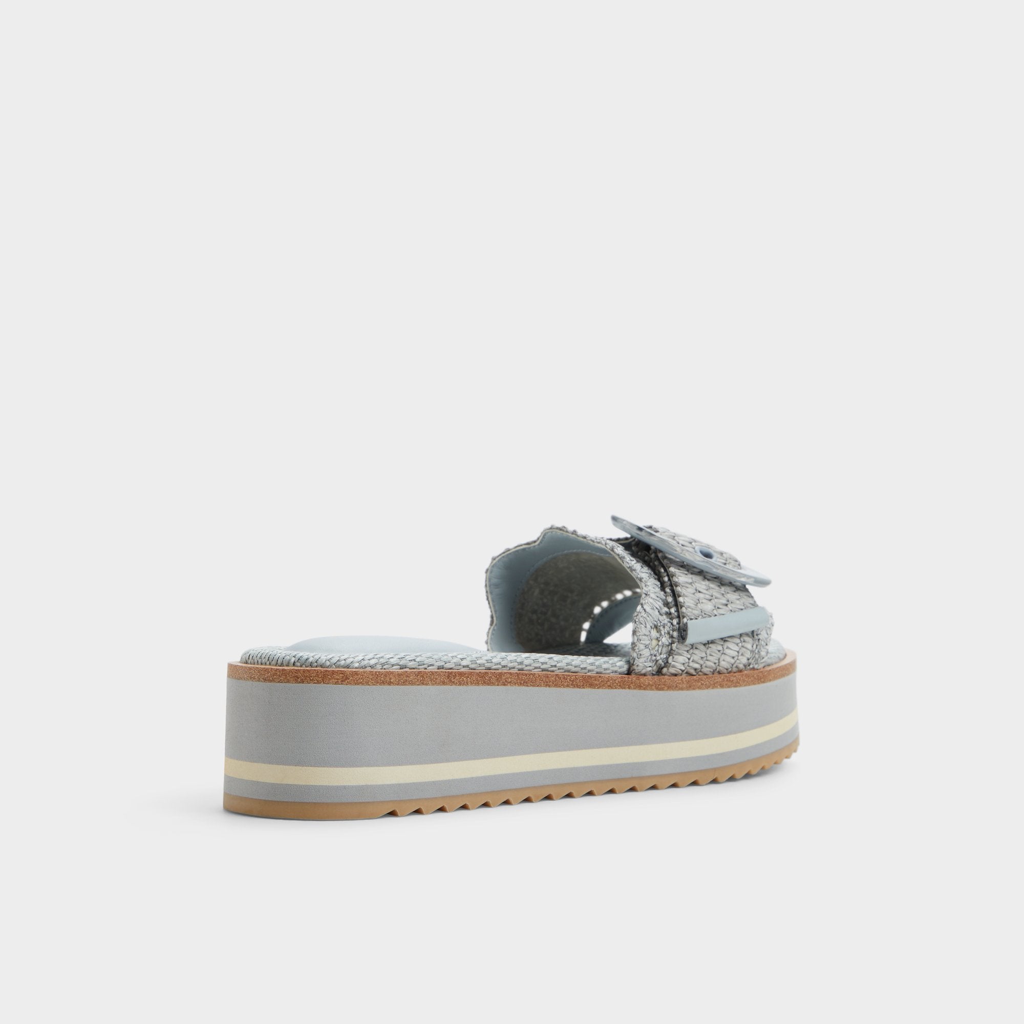 Other Blue Wavynelly Other Blue Women's Flats - Slide sandal, Platform | Aldo