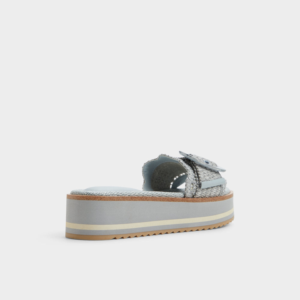 Other Blue Wavynelly Other Blue Women's Flats - Slide sandal, Platform | Aldo