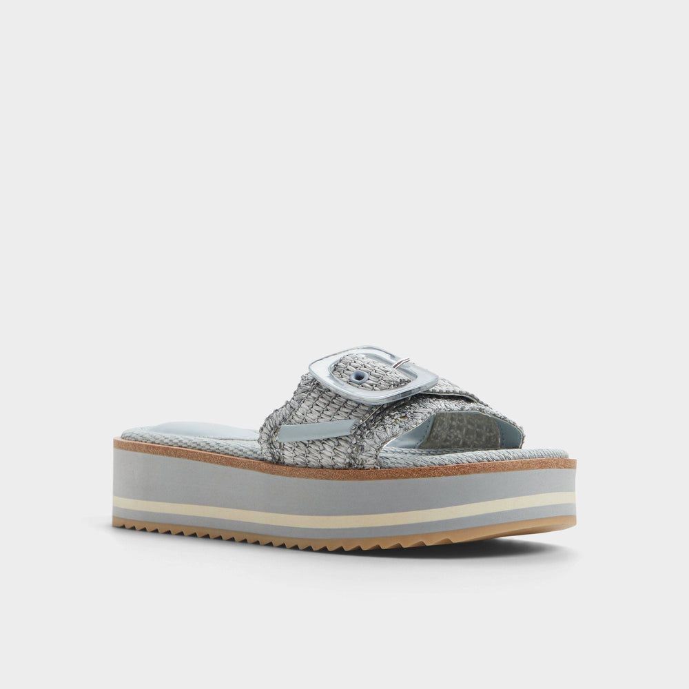Other Blue Wavynelly Other Blue Women's Flats - Slide sandal, Platform | Aldo