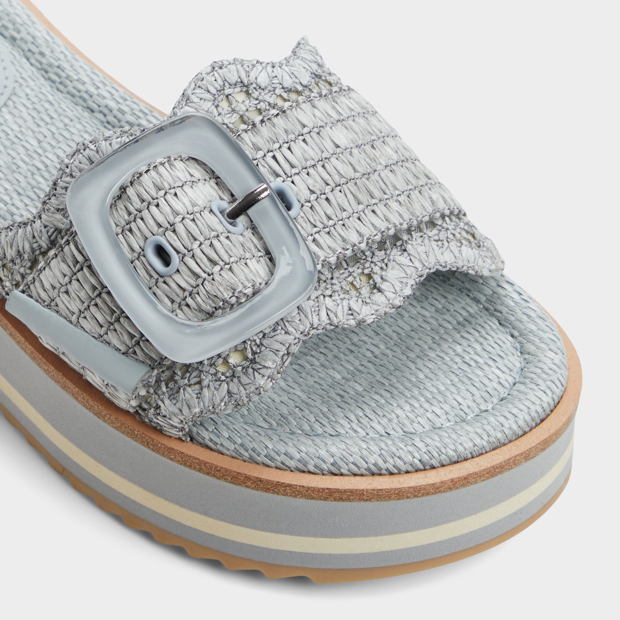 Other Blue Wavynelly Other Blue Women's Flats - Slide sandal, Platform | Aldo