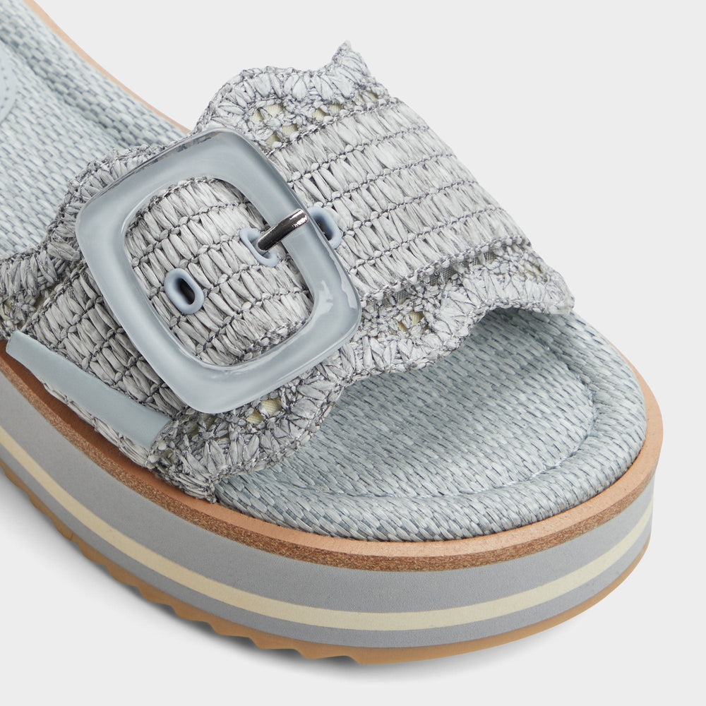 Other Blue Wavynelly Other Blue Women's Flats - Slide sandal, Platform | Aldo