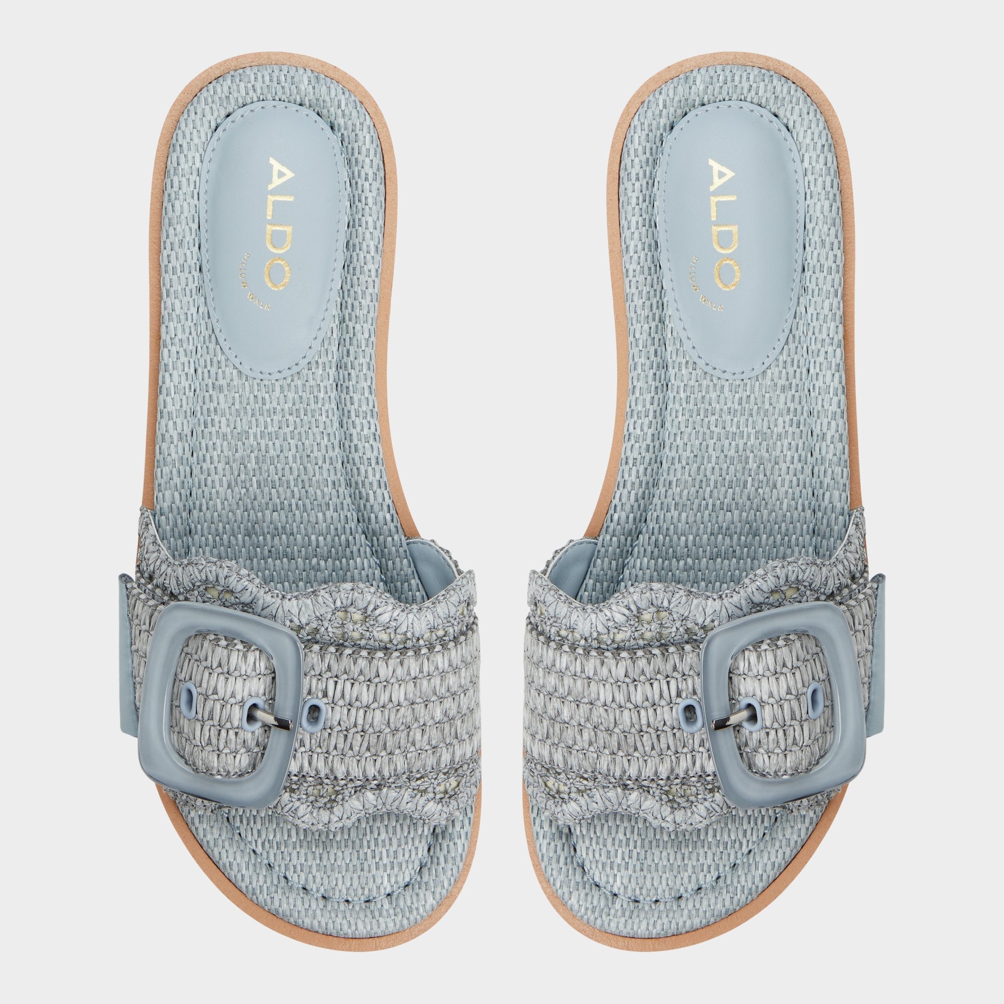 Other Blue Wavynelly Other Blue Women's Flats - Slide sandal, Platform | Aldo