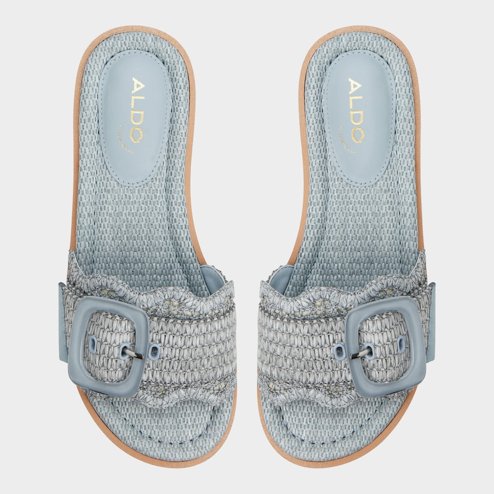 Other Blue Wavynelly Other Blue Women's Flats - Slide sandal, Platform | Aldo