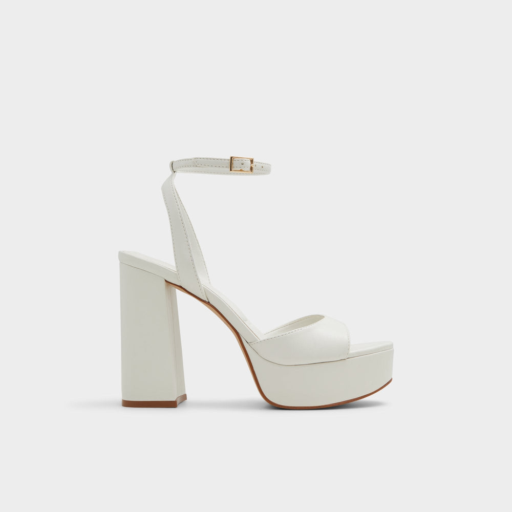 White Valoria White Women's Platform sandals - Strappy heeled sandal | Aldo