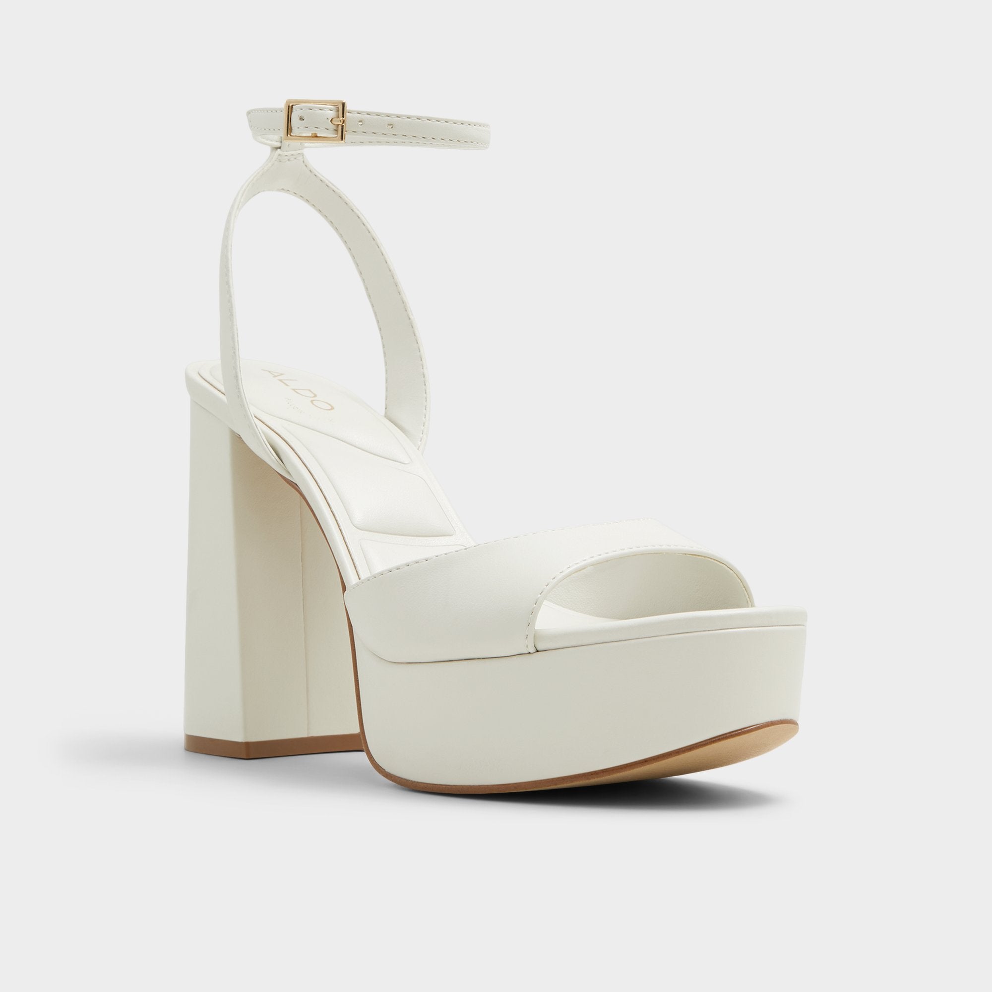 White Valoria White Women's Platform sandals - Strappy heeled sandal | Aldo