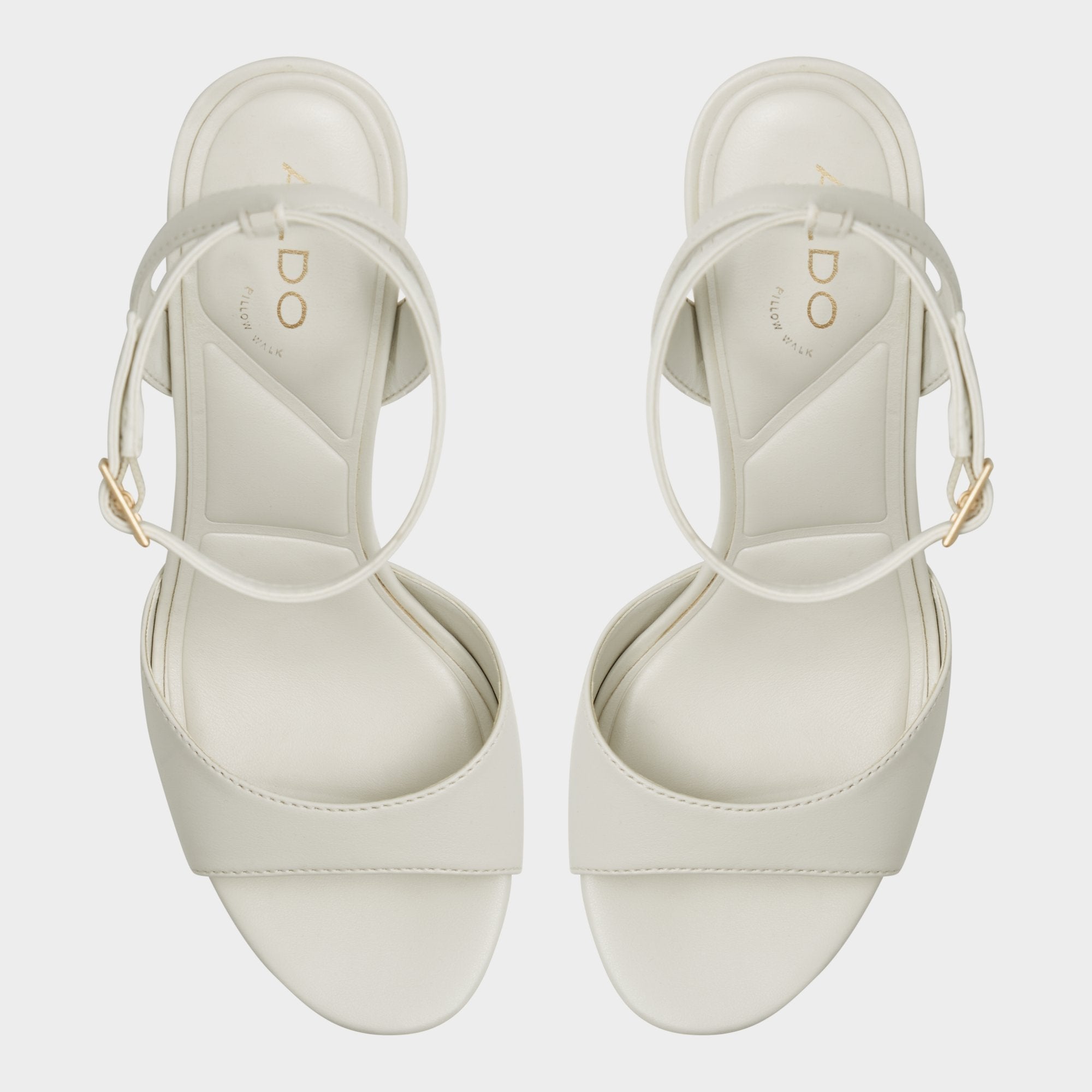 White Valoria White Women's Platform sandals - Strappy heeled sandal | Aldo