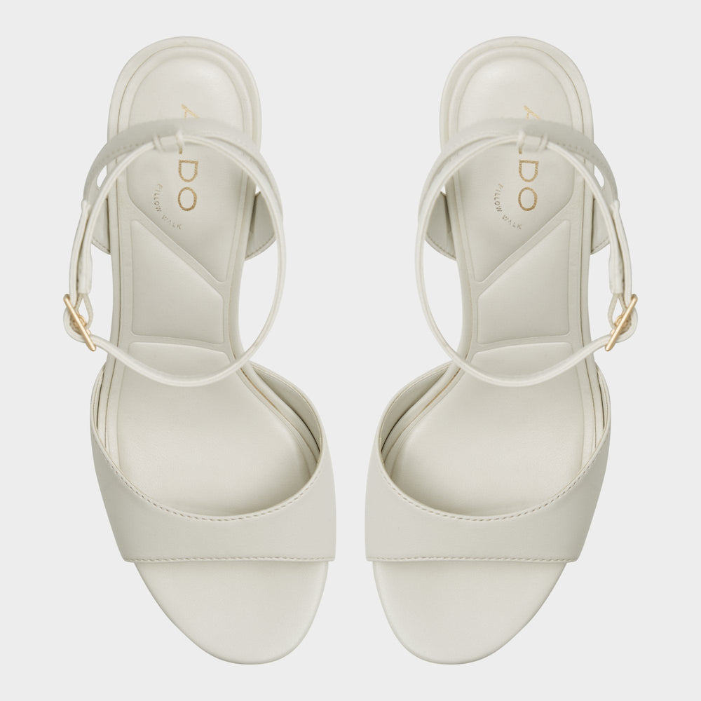 White Valoria White Women's Platform sandals - Strappy heeled sandal | Aldo