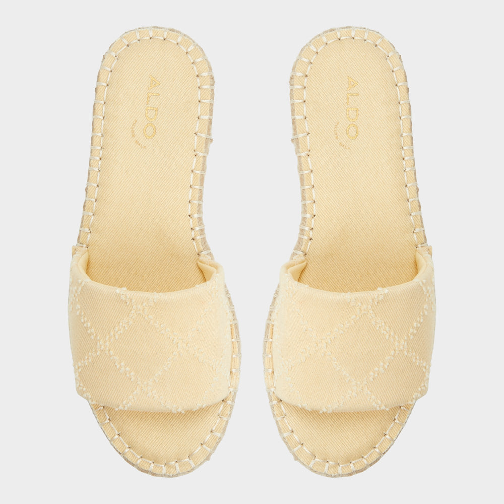 Dark Yellow Erireni Dark Yellow Women's Platform sandals - Slide sandal | Aldo