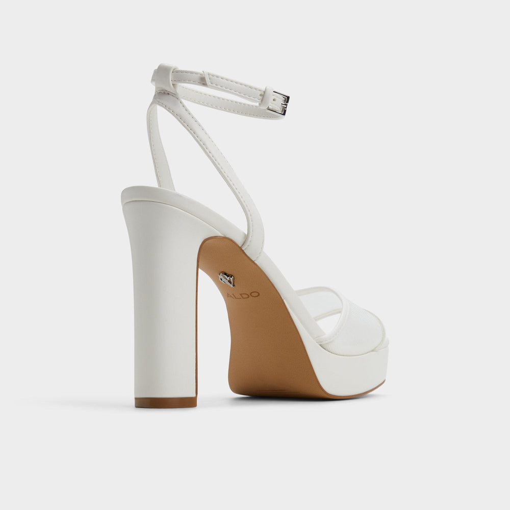Other White Chicglimmer Other White Women's Platform sandals - Strappy heeled sandal, Block heel | Aldo