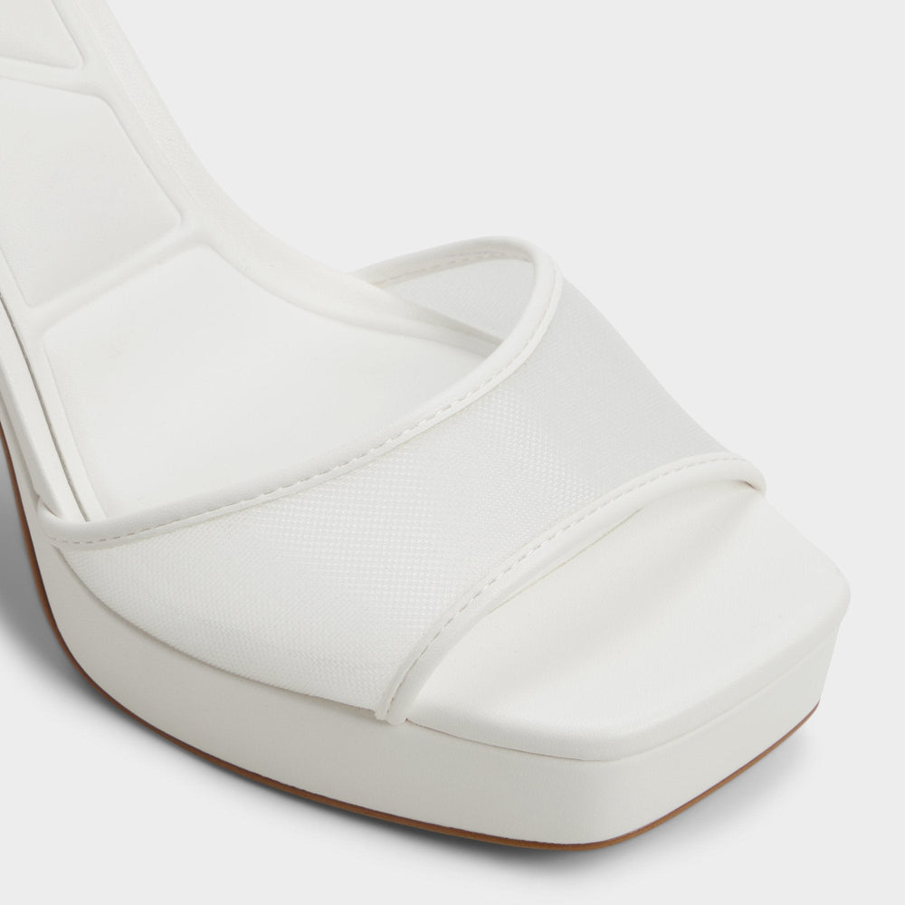 Other White Chicglimmer Other White Women's Platform sandals - Strappy heeled sandal, Block heel | Aldo