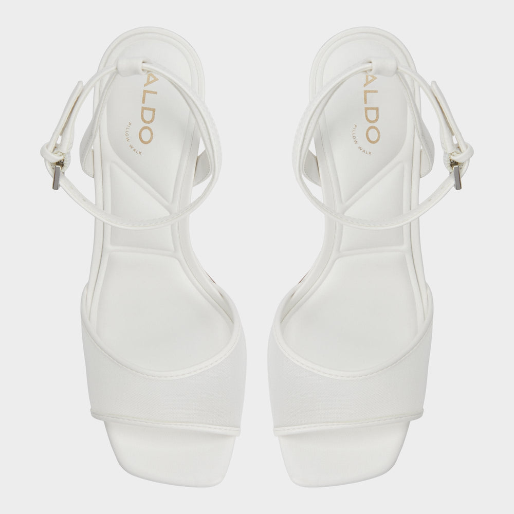 Other White Chicglimmer Other White Women's Platform sandals - Strappy heeled sandal, Block heel | Aldo