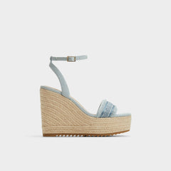 Denim Aberitram Denim Women's Platform sandals - Wedge sandal | Aldo