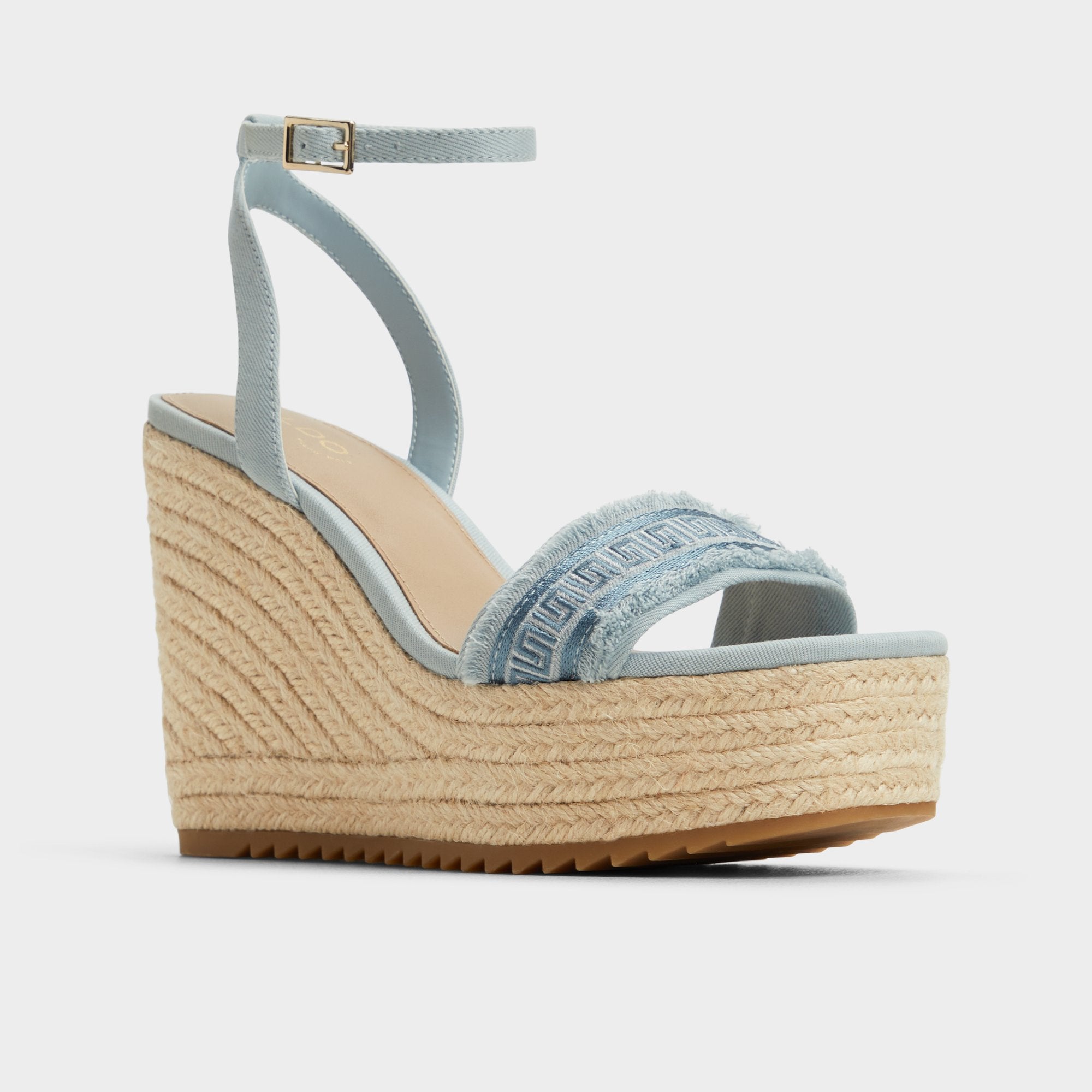 Denim Aberitram Denim Women's Platform sandals - Wedge sandal | Aldo