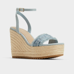 Denim Aberitram Denim Women's Platform sandals - Wedge sandal | Aldo