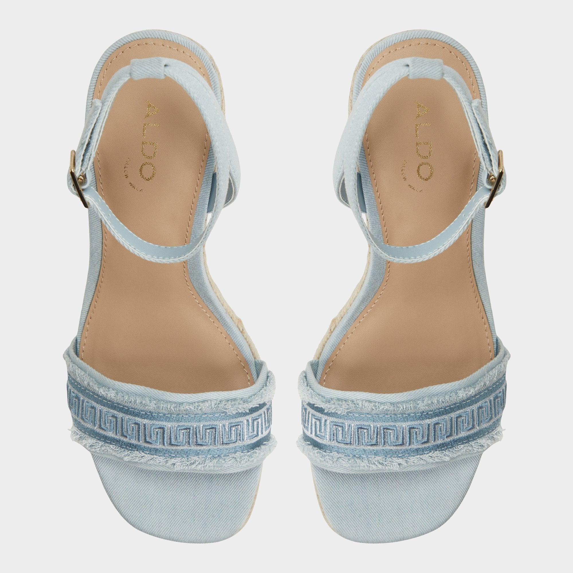 Denim Aberitram Denim Women's Platform sandals - Wedge sandal | Aldo