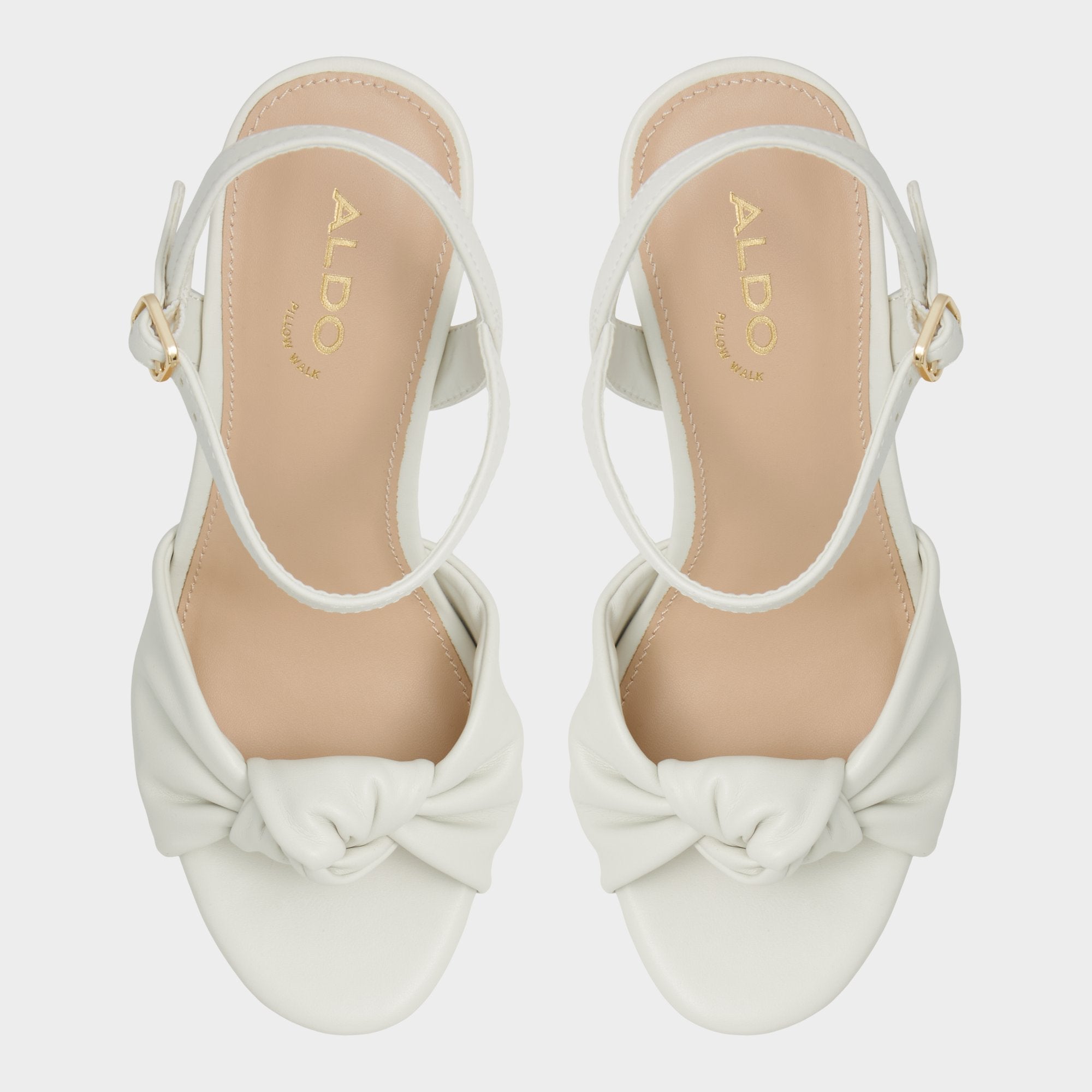 White/Bone Ulialdan White/Bone Women's Platform sandals - Strappy heeled sandal, Platform | Aldo