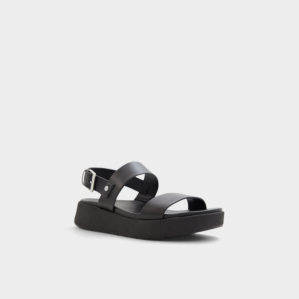 Black Silyia Black Women's Sandals - Flat sandal | Aldo