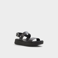Black Silyia Black Women's Sandals - Flat sandal | Aldo