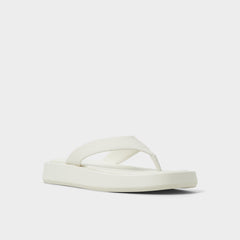 White/bone Grettle White/Bone Women's Flats - Flip flop, Flatform | Aldo