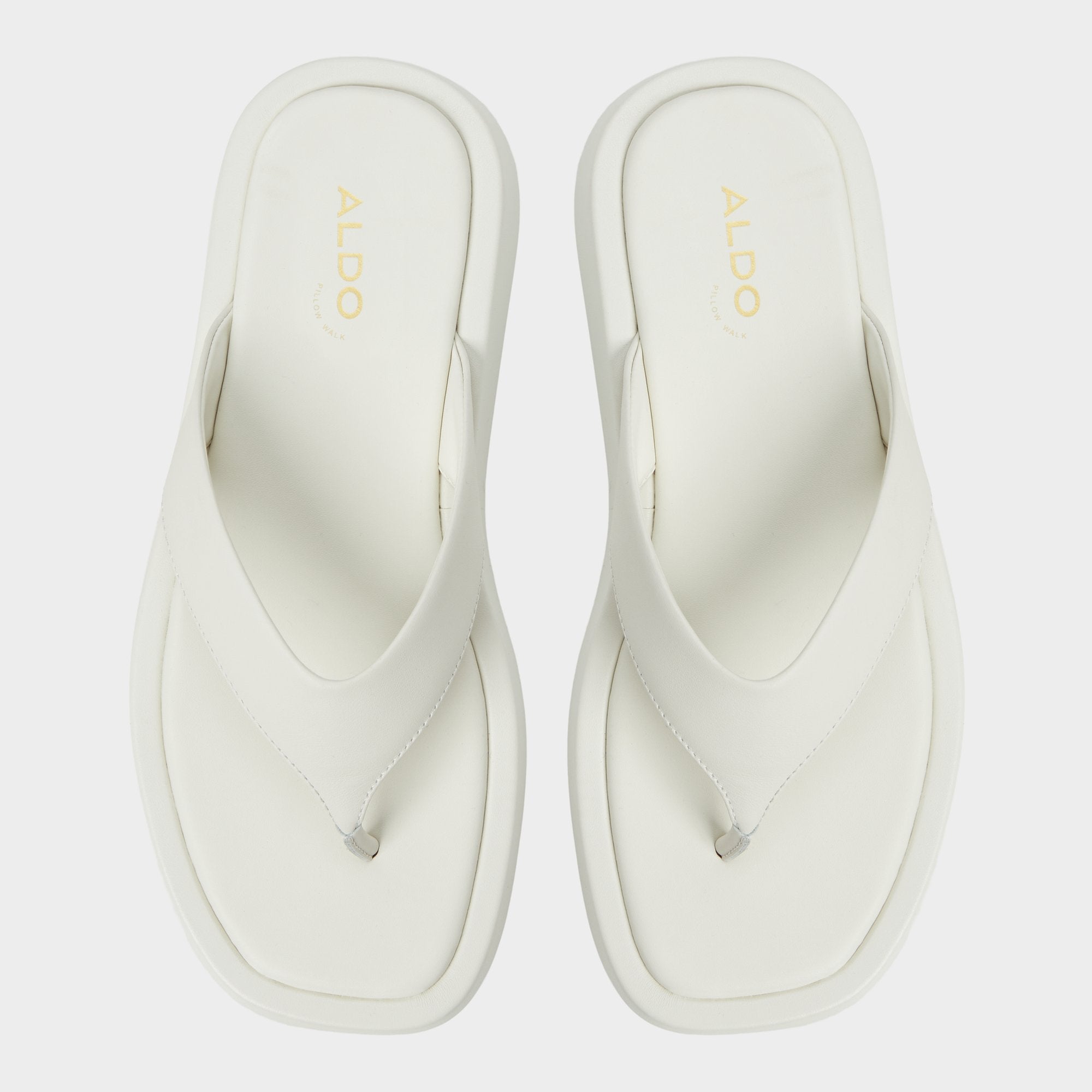 White/bone Grettle White/Bone Women's Flats - Flip flop, Flatform | Aldo