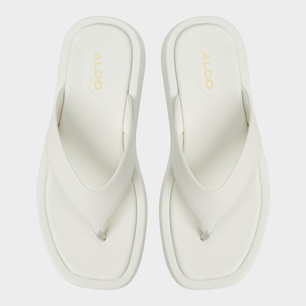 White/bone Grettle White/Bone Women's Flats - Flip flop, Flatform | Aldo