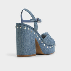Blue Combo Ulialdan Blue Combo Women's Platform sandals - Strappy heeled sandal | Aldo
