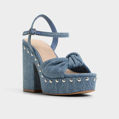 Blue Combo Ulialdan Blue Combo Women's Platform sandals - Strappy heeled sandal | Aldo