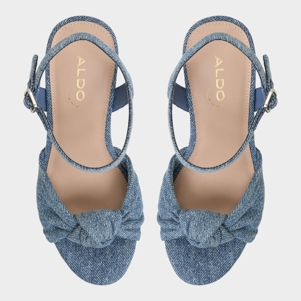Blue Combo Ulialdan Blue Combo Women's Platform sandals - Strappy heeled sandal | Aldo