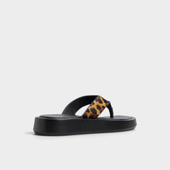 Brown Multi Grettle Brown Multi Women's Flats - Flip flop, Platform | Aldo