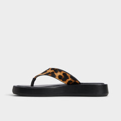 Brown Multi Grettle Brown Multi Women's Flats - Flip flop, Platform | Aldo